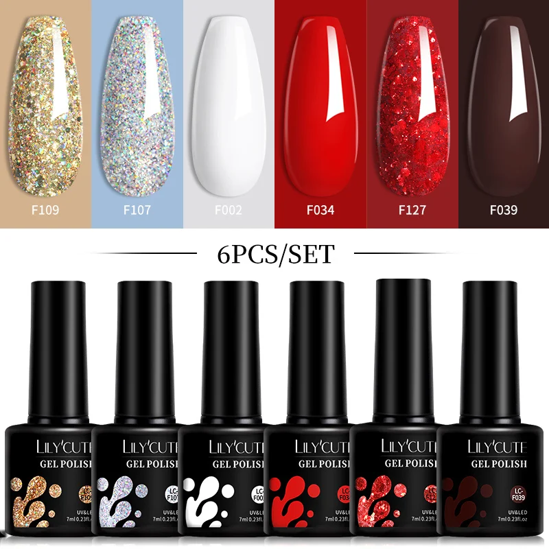 LILYCUTE Gel Polish Set — 6 x 7ml - Image 22