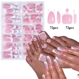 French Press-On Nails — 144 Pieces