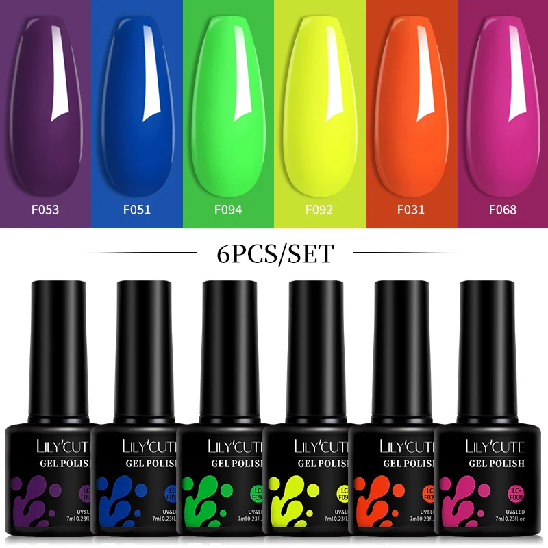 LILYCUTE Gel Polish Set — 6 x 7ml - Image 34