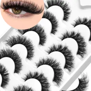 GROINNEYA 3D Mink Strip Lashes