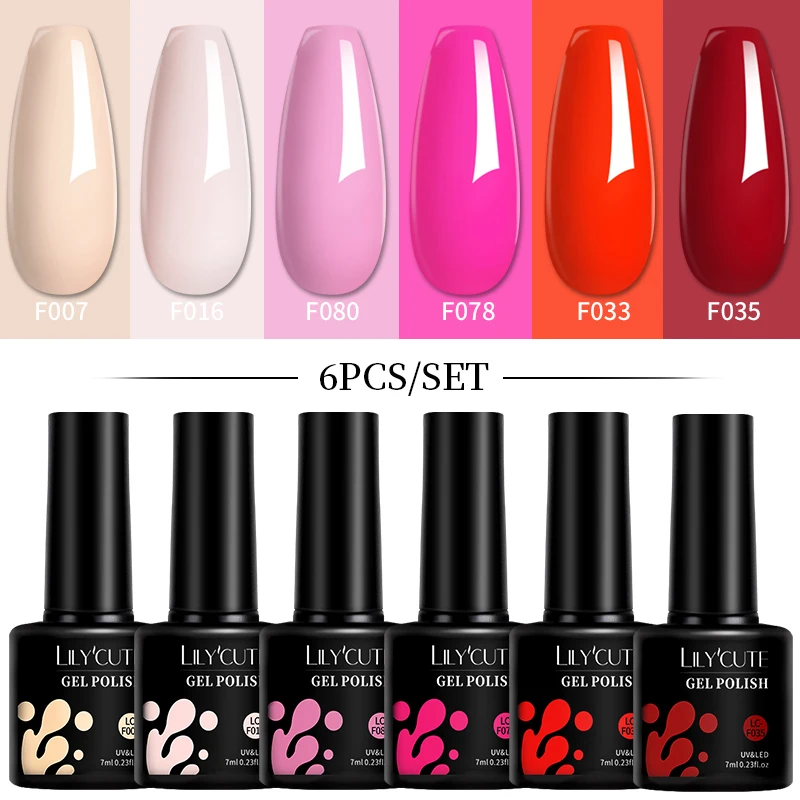 LILYCUTE Gel Polish Set — 6 x 7ml - Image 18