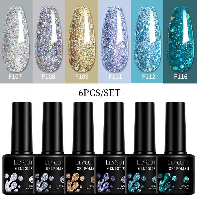 LILYCUTE Gel Polish Set — 6 x 7ml - Image 16
