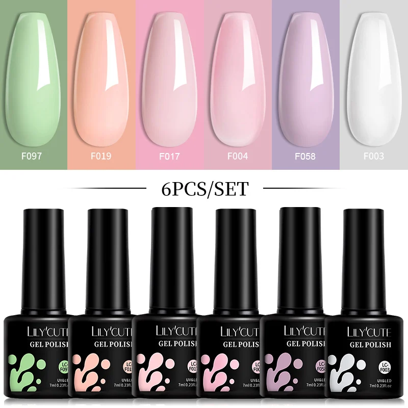 LILYCUTE Gel Polish Set — 6 x 7ml - Image 29
