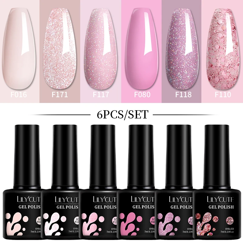 LILYCUTE Gel Polish Set — 6 x 7ml - Image 12