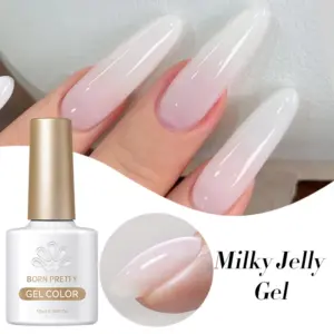 BORN PRETTY Milky Jelly White Gel Polish — 10ml