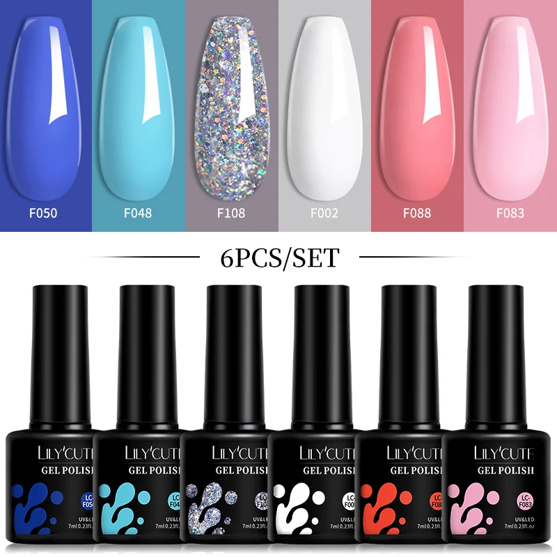 LILYCUTE Gel Polish Set — 6 x 7ml - Image 38