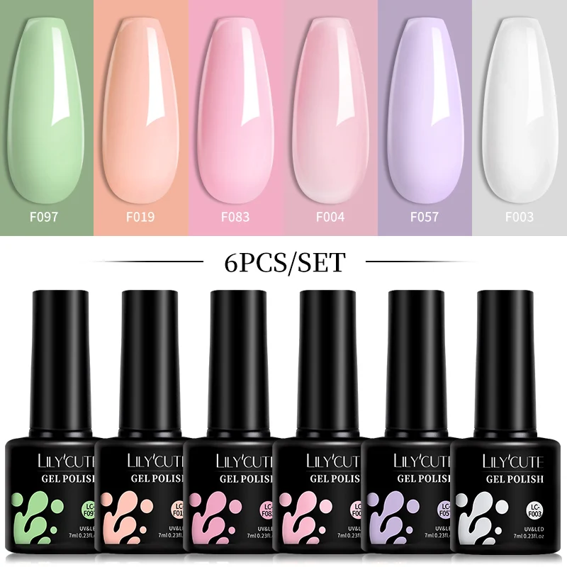 LILYCUTE Gel Polish Set — 6 x 7ml - Image 4
