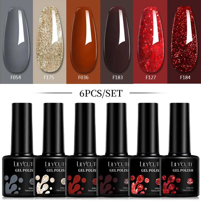 LILYCUTE Gel Polish Set — 6 x 7ml - Image 21