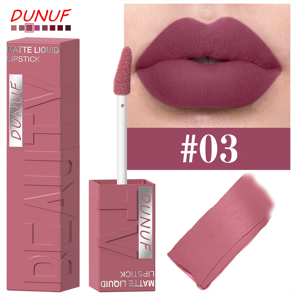 DUNUF Matte Liquid Lipstick — 8 Shades - Image 4
