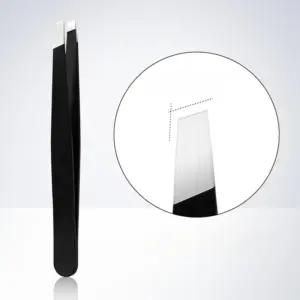 Stainless Eyebrow Tweezers — Slant or Flat