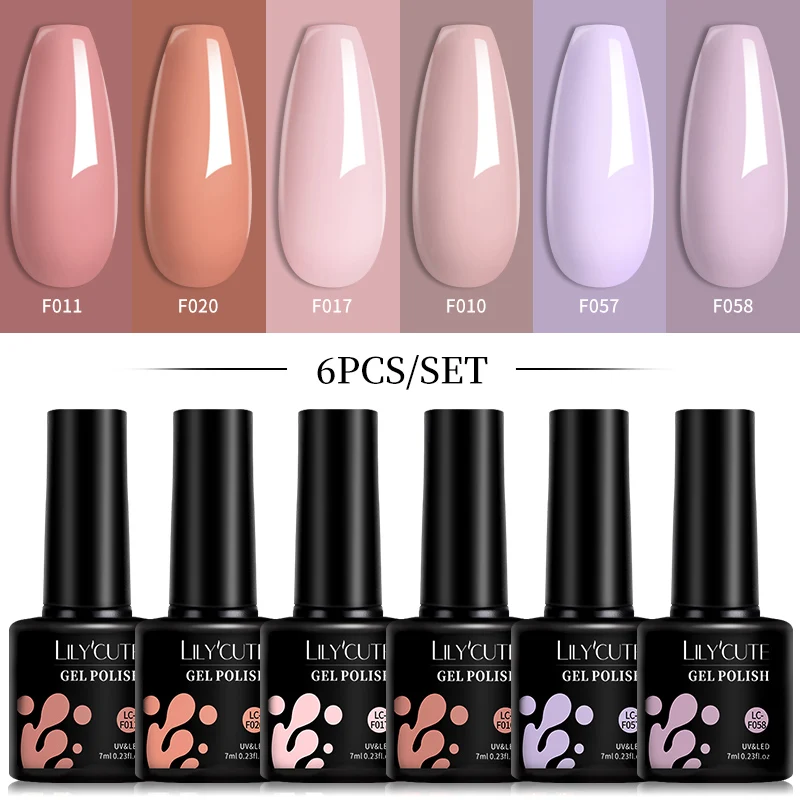 LILYCUTE Gel Polish Set — 6 x 7ml - Image 35