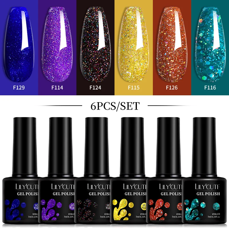LILYCUTE Gel Polish Set — 6 x 7ml - Image 27