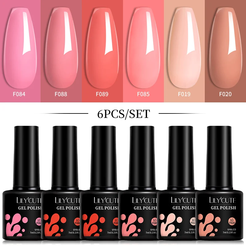 LILYCUTE Gel Polish Set — 6 x 7ml - Image 3