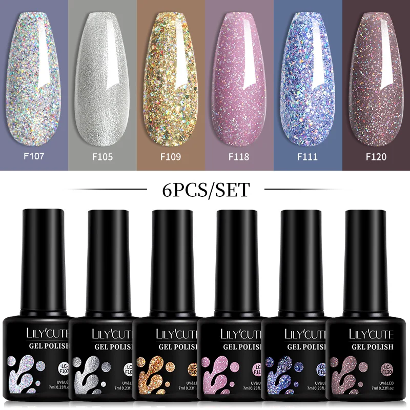 LILYCUTE Gel Polish Set — 6 x 7ml - Image 8