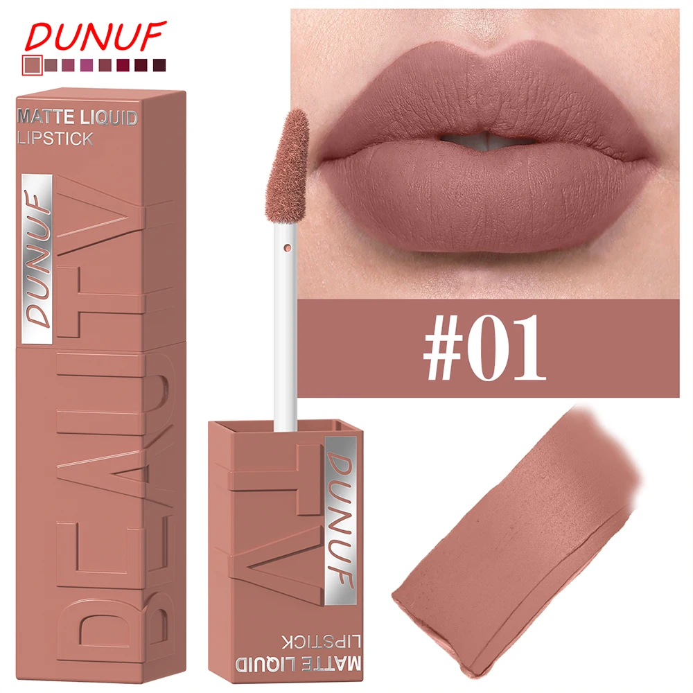 DUNUF Matte Liquid Lipstick — 8 Shades