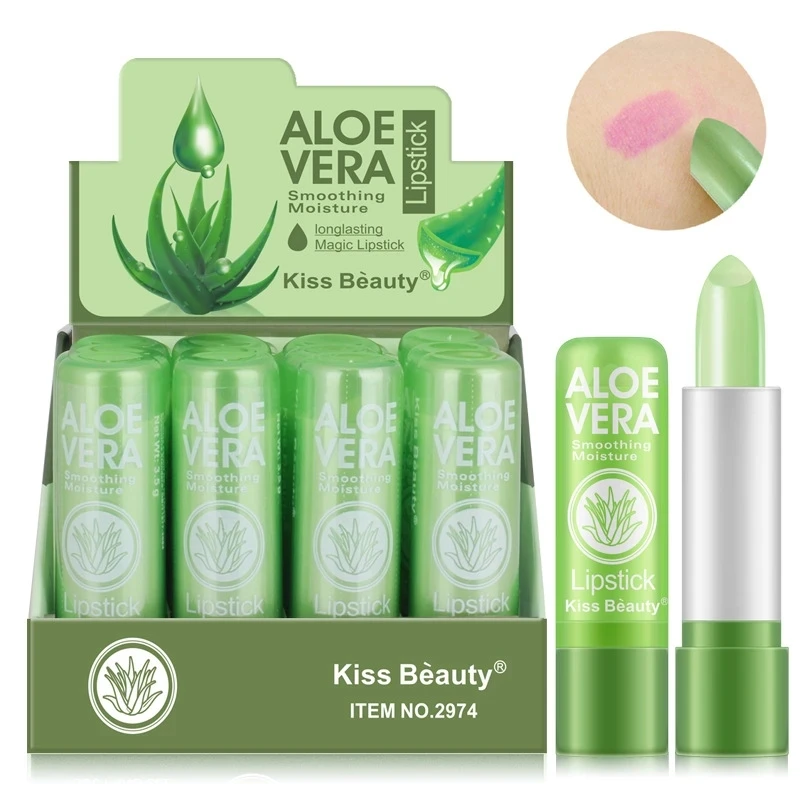 Kiss Beauty Color-Changing Lip Balm — Set of 12