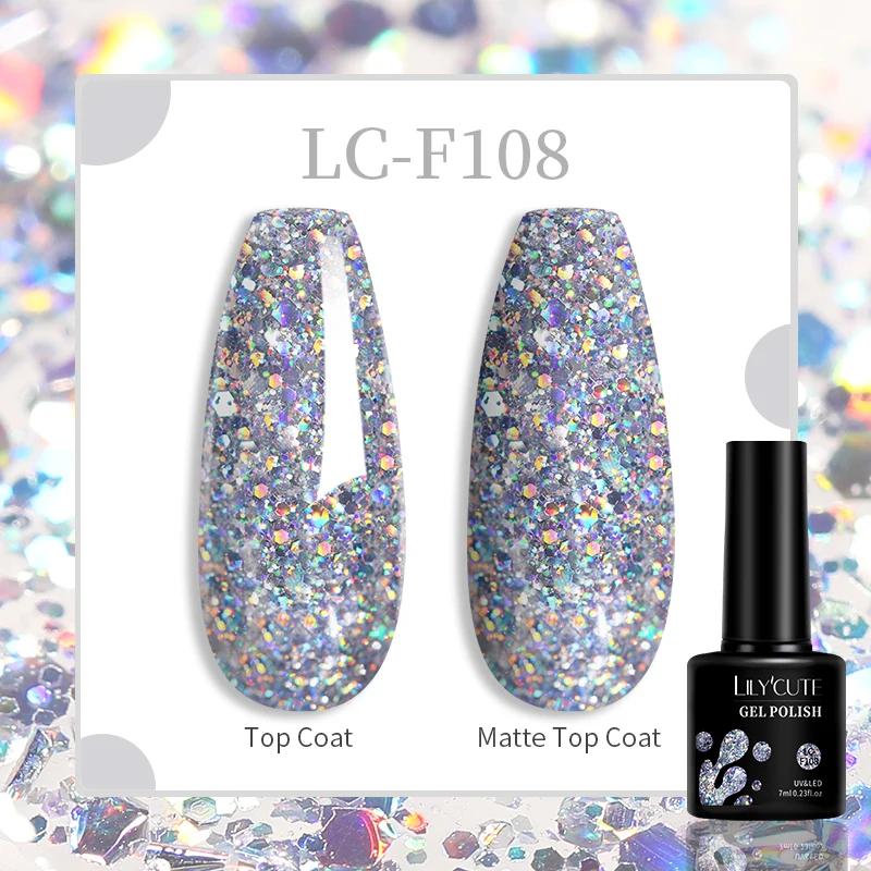 LILYCUTE Gel Polish 7ml — 146 Shades - Image 138