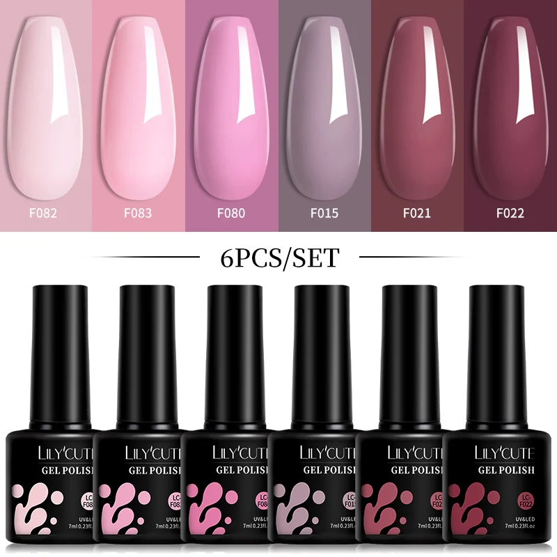LILYCUTE Gel Polish Set — 6 x 7ml - Image 37