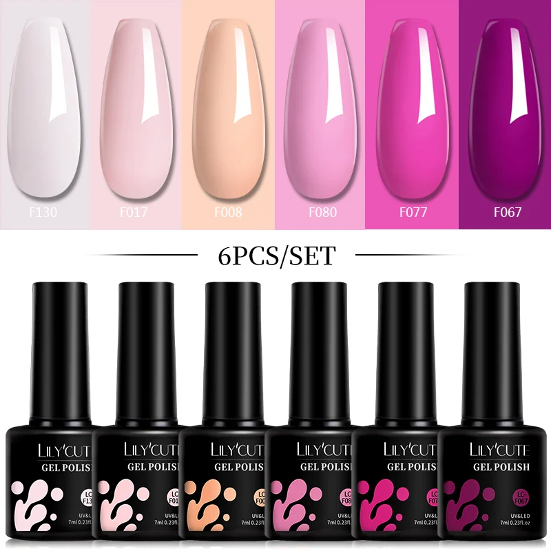 LILYCUTE Gel Polish Set — 6 x 7ml - Image 15