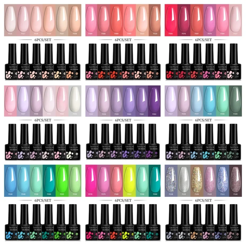 LILYCUTE Gel Polish Set — 6 x 7ml - Image 39