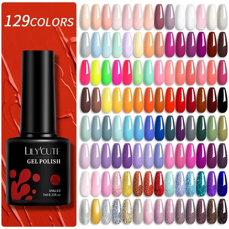 LILYCUTE Gel Polish 7ml — 146 Shades