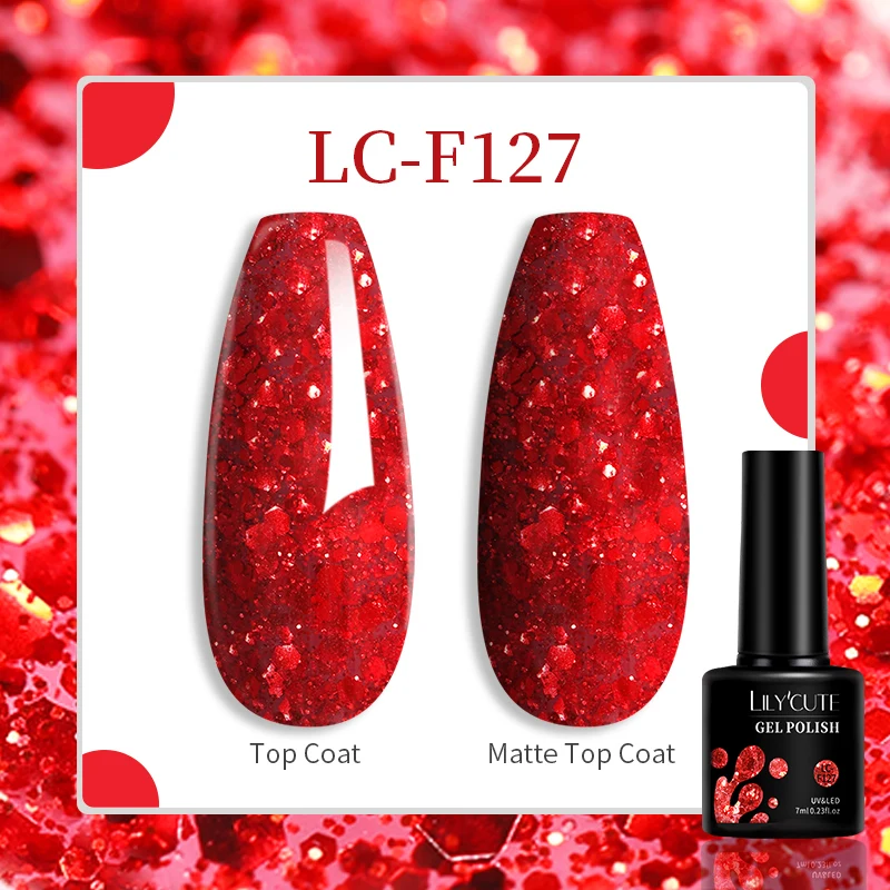 LILYCUTE Gel Polish 7ml — 146 Shades - Image 136