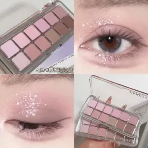 12-Color Matte Eyeshadow Palette — Low Saturation