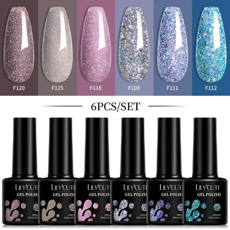 LILYCUTE Gel Polish Set — 6 x 7ml - Image 30