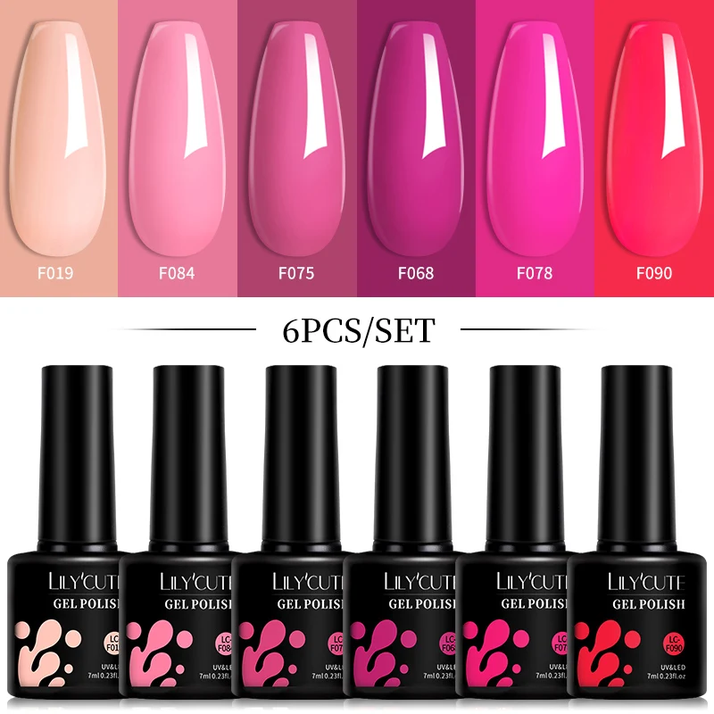 LILYCUTE Gel Polish Set — 6 x 7ml - Image 7
