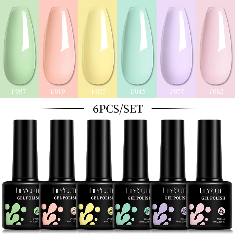 LILYCUTE Gel Polish Set — 6 x 7ml - Image 9