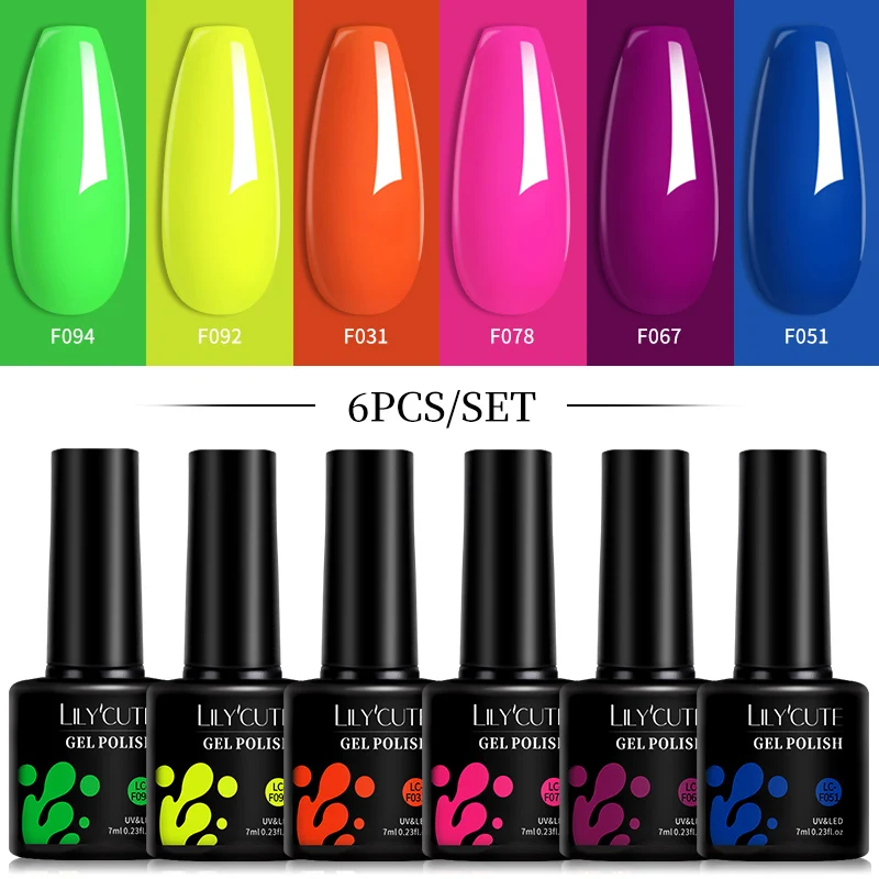 LILYCUTE Gel Polish Set — 6 x 7ml - Image 33