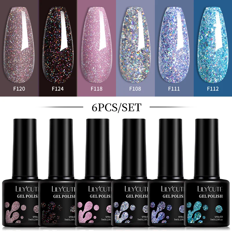 LILYCUTE Gel Polish Set — 6 x 7ml - Image 23