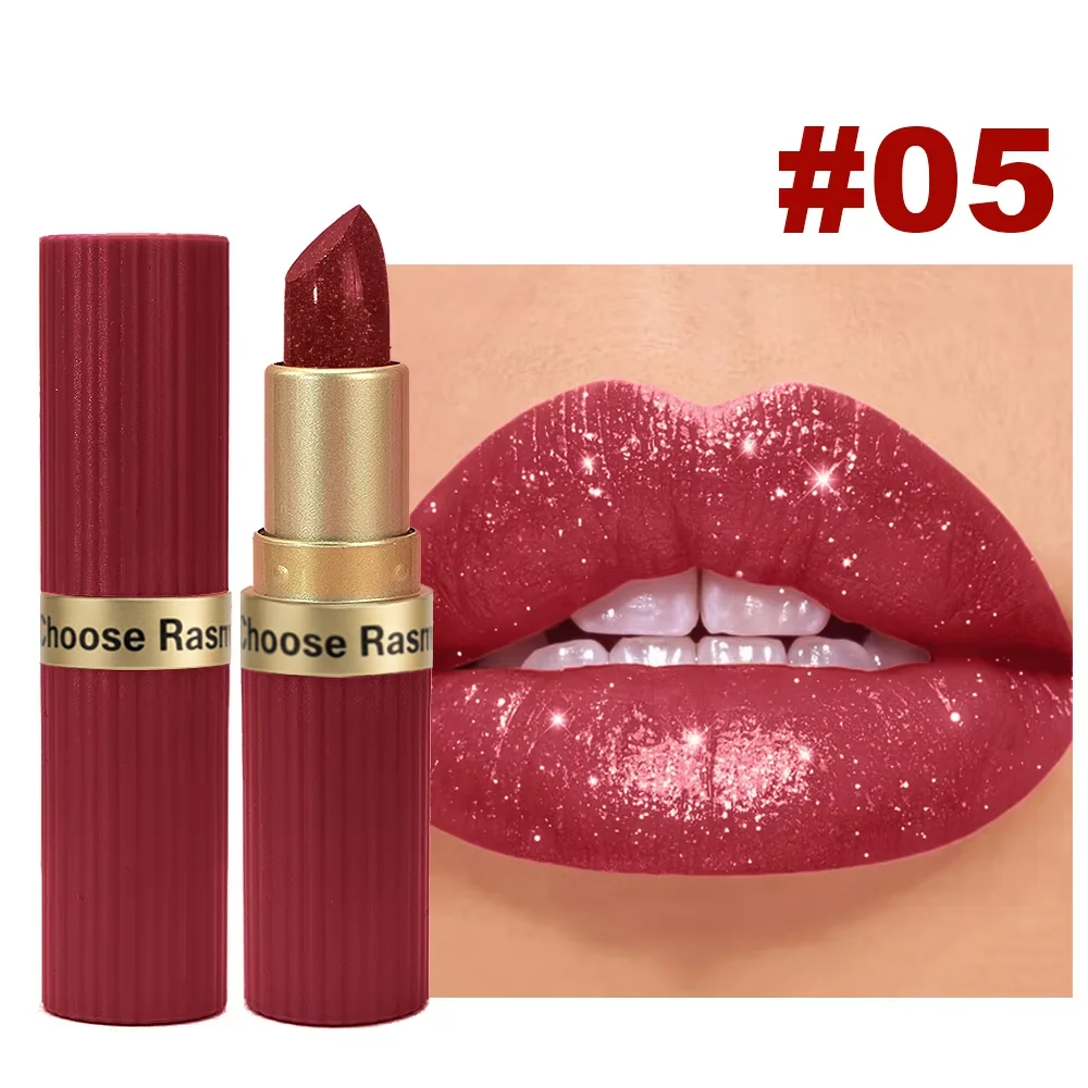 Pearlescent Glitter Velvet Lipstick — 6 Shades - Image 4