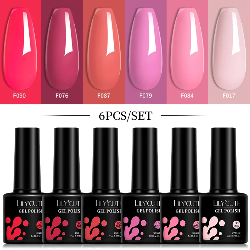 LILYCUTE Gel Polish Set — 6 x 7ml - Image 26
