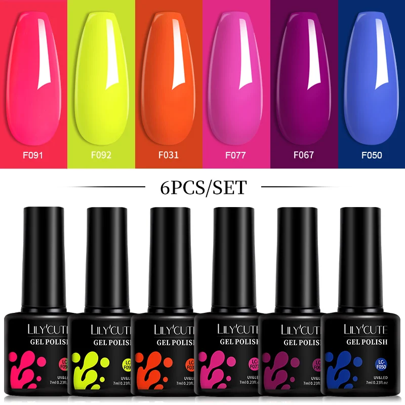 LILYCUTE Gel Polish Set — 6 x 7ml - Image 28